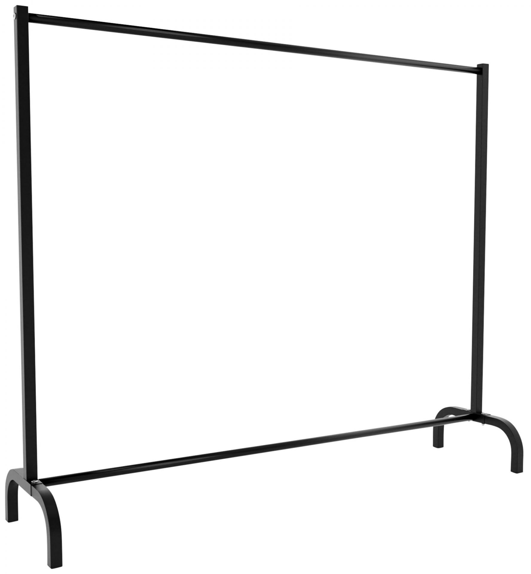 Kleiderständer Lara 150x38x120, schwarz