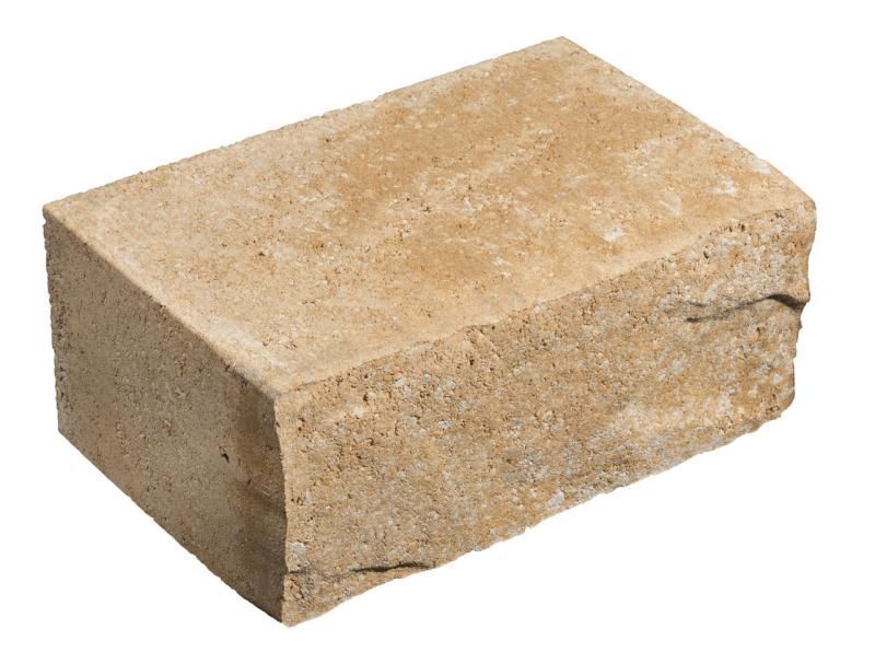 Mauerstein Cremona Landhausmauer, Mischformat, Sahara-Weiß Melange