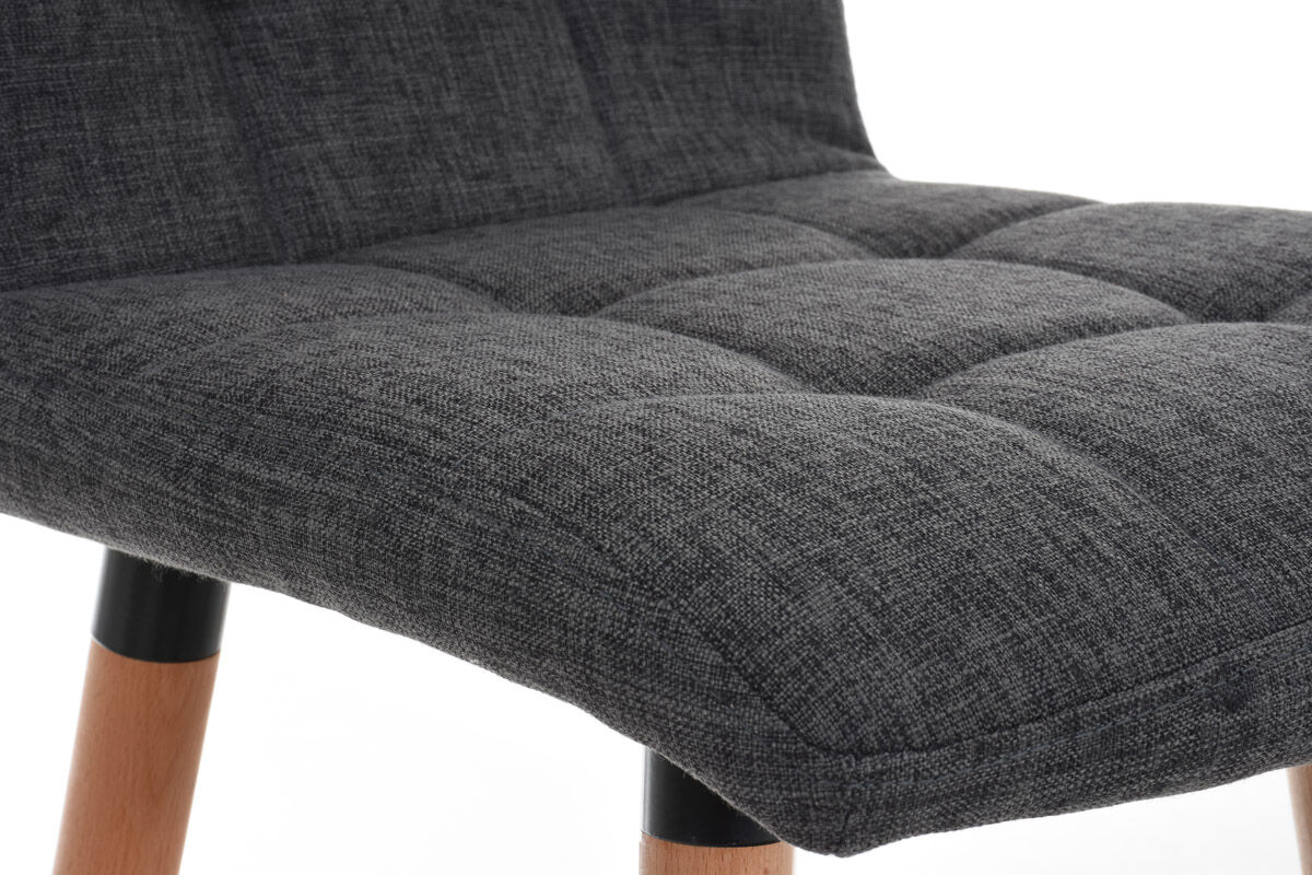 Barhocker Lincoln Stoff, hellgrau