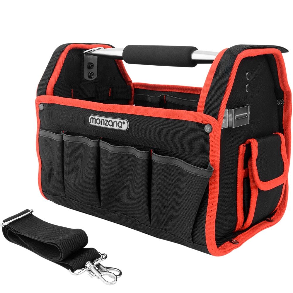 Werkzeugtasche Schwarz/Rot 33cm