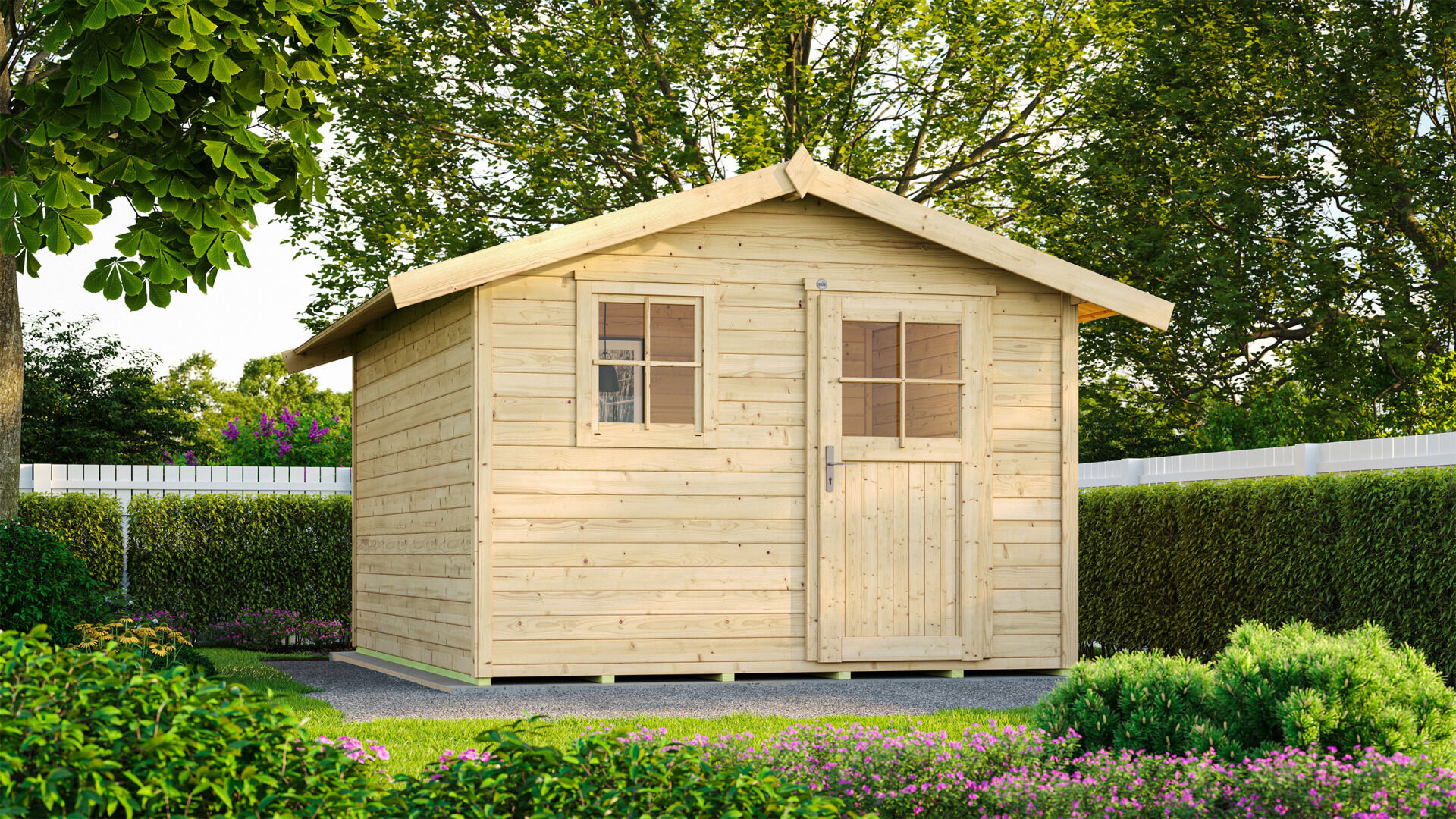 weka Gartenhaus 123 - 3,8x3,2m