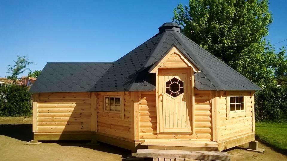 Finn Art Grillkota Elegance 16,5 m² mit 1,8m Anbau