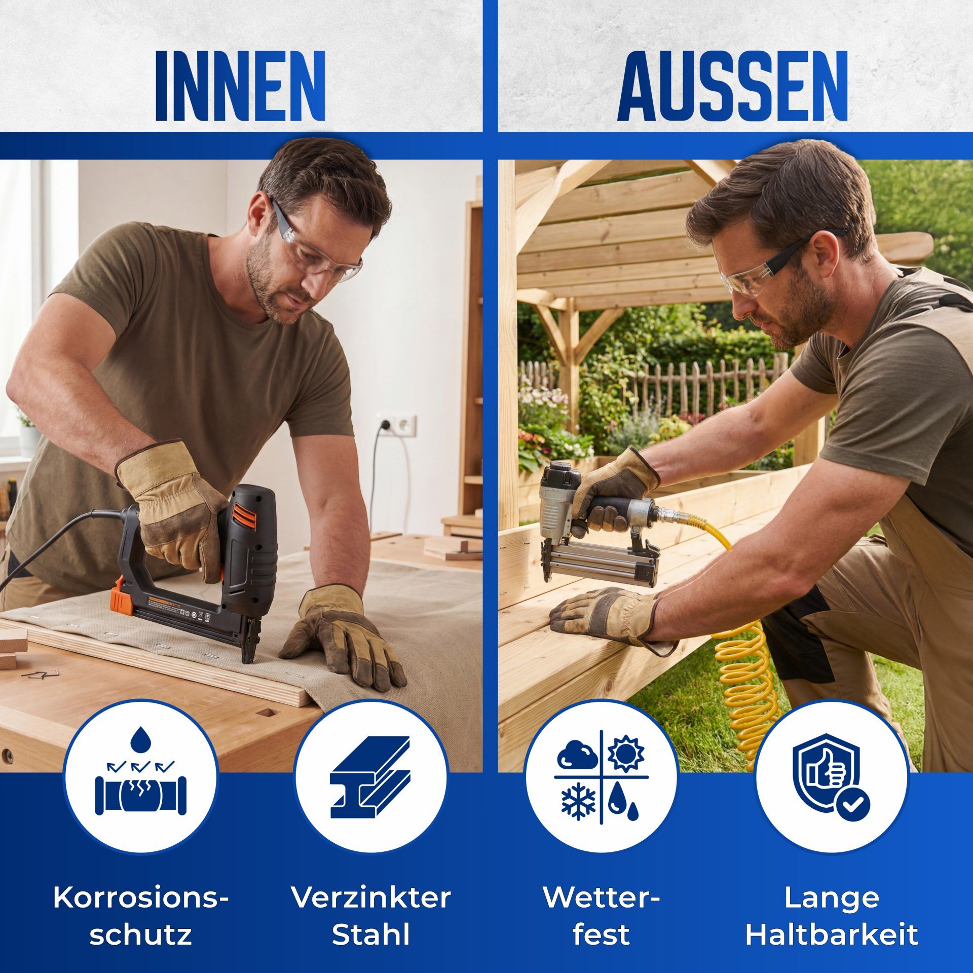 Tackerklammern 5000 Stück L= 12mm, B= 5,8mm