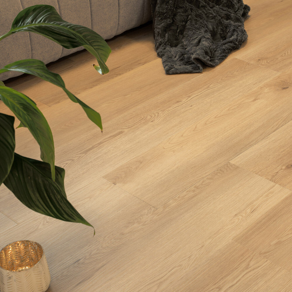 Klick-Vinylboden mit Trittschall LOMEA Eiche Beige - 20 m²