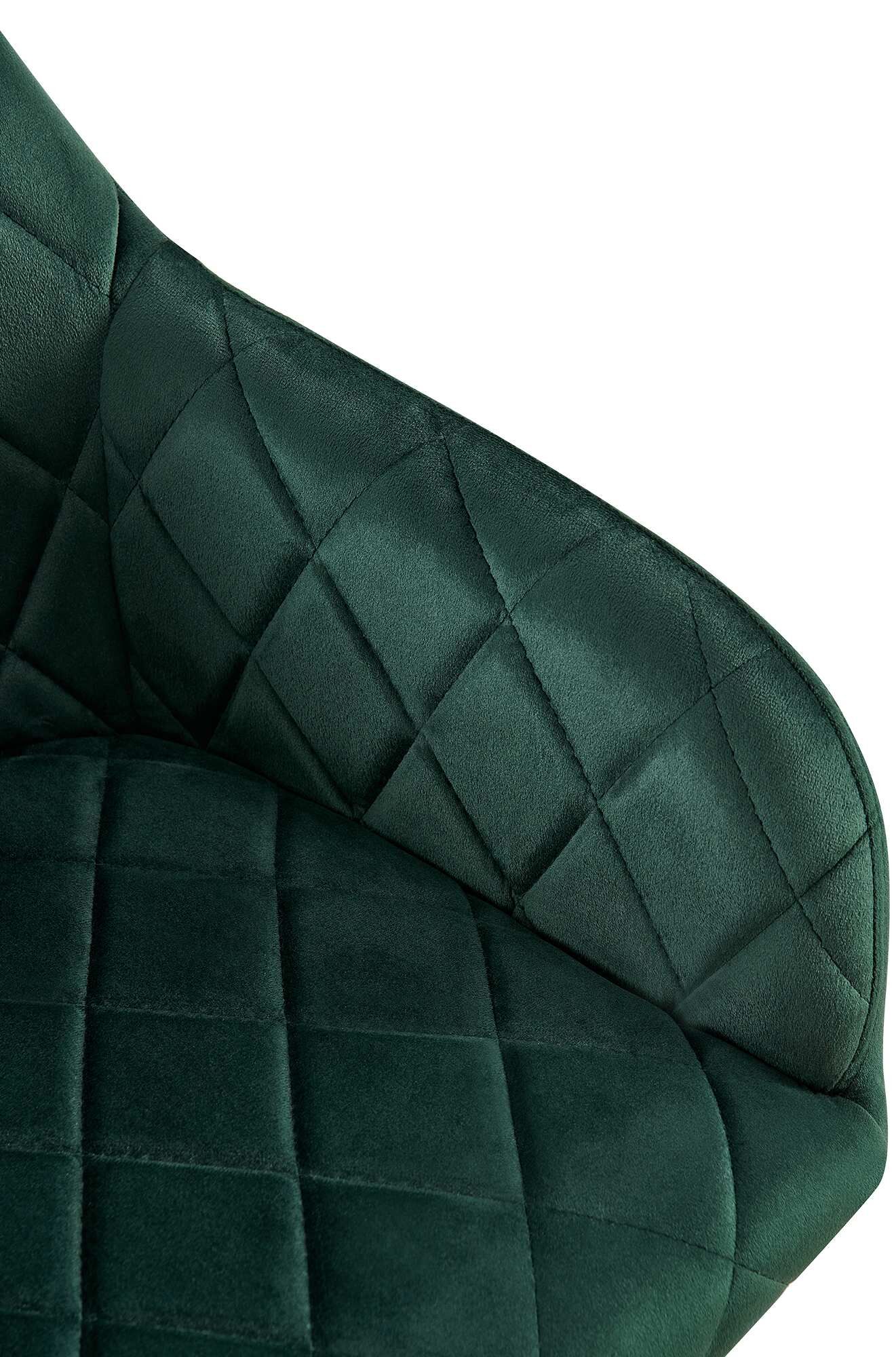 Esszimmerstuhl Monett Samt B, grün