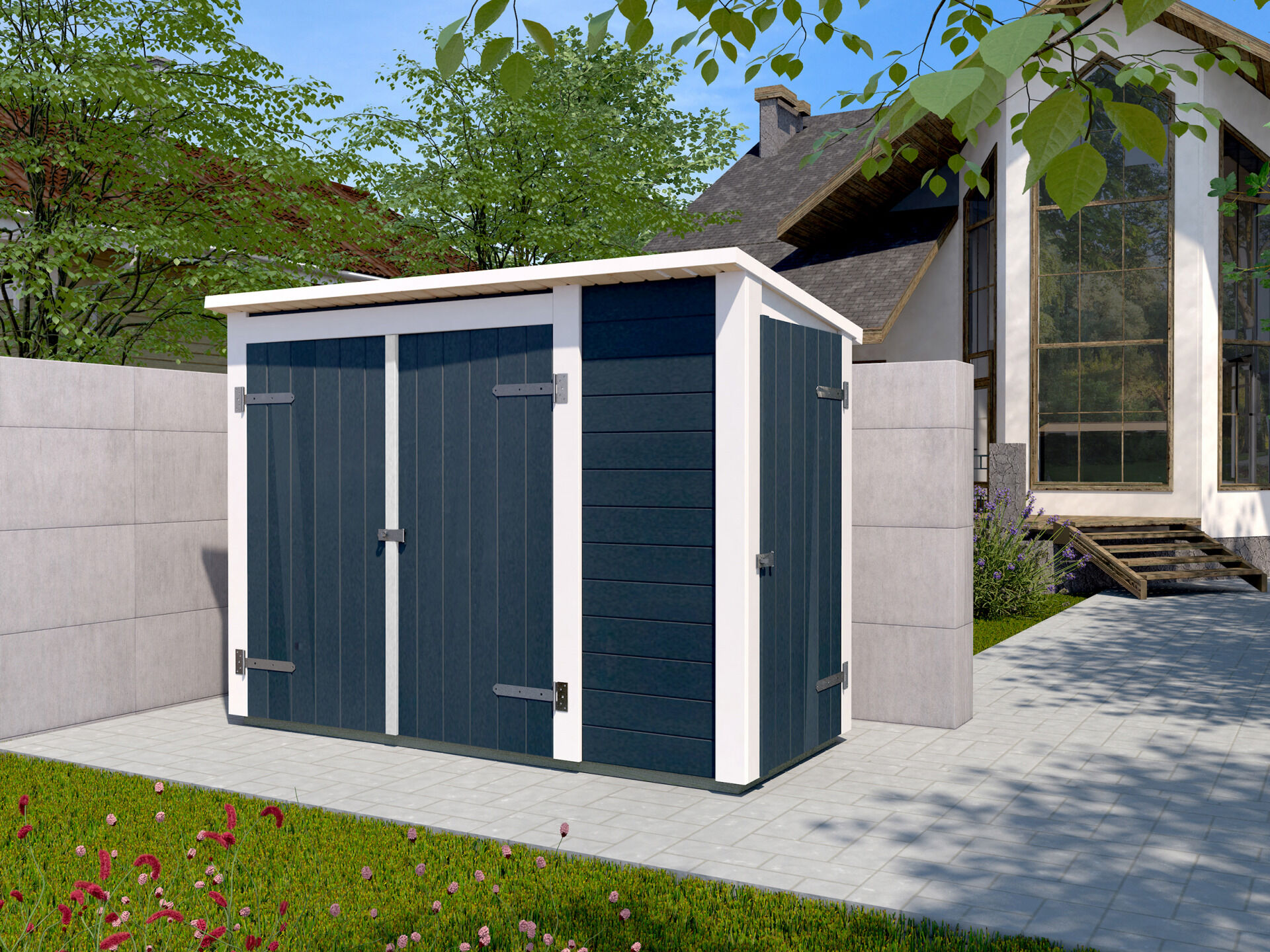 weka Multibox mit Regalsystem, anthrazit, 21 mm