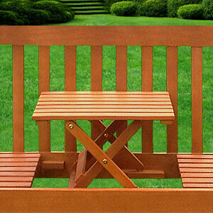 Gartenbank Picknick mit Tisch Eukalyptus FSC®-zertifiziert