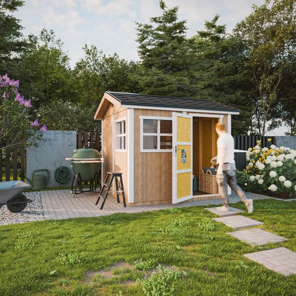 Gartenhaus Polly 3 mit LP® SmartSide® M913 – 236 x 250 cm – 6 m2