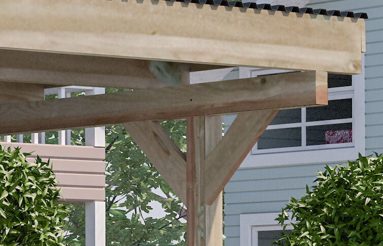 weka Flachdach-Doppelcarport 616