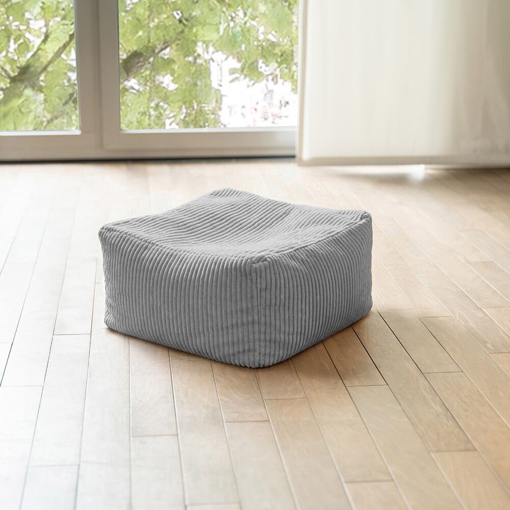 Sitzsack Hocker COZY - Hellgrau