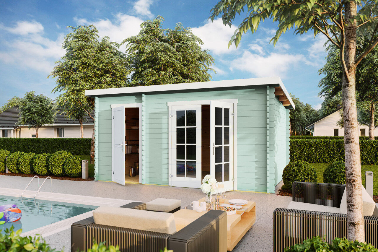 Pultdach Gartenhaus Lasita Maja Belmont 2