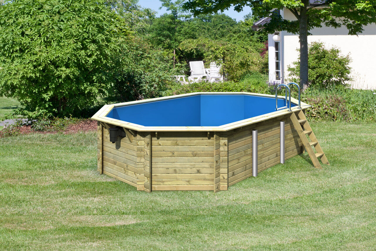 Karibu Holzpool Bali 4 oval