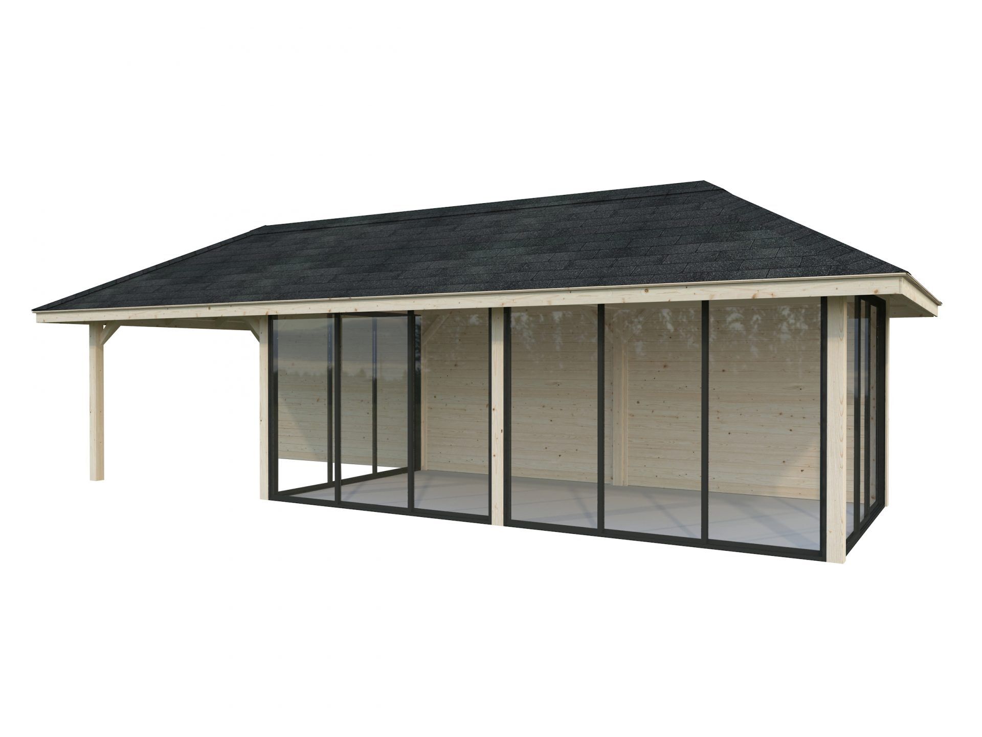 Palmako Pavillon Bianca 24,9 m2 Set 218 Slide
