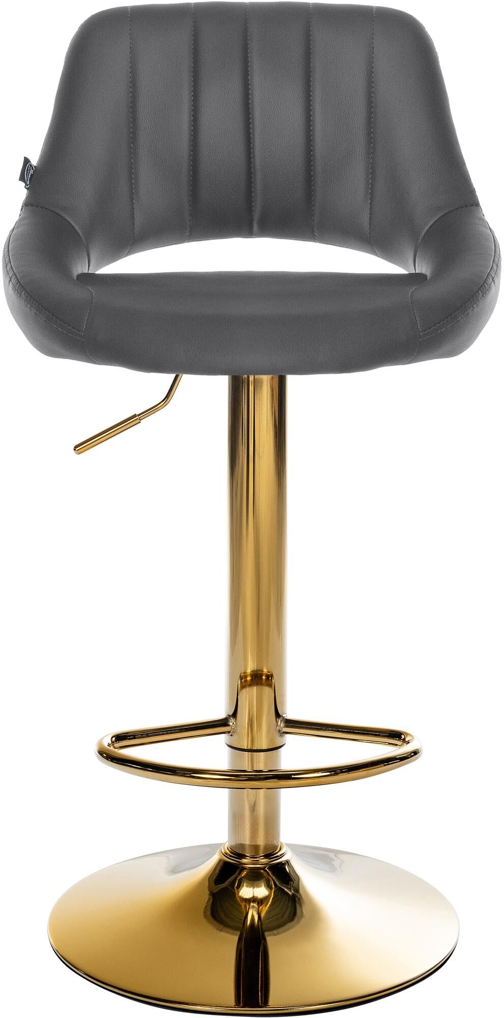 2er Set Barhocker Milet Kunstleder G, grau