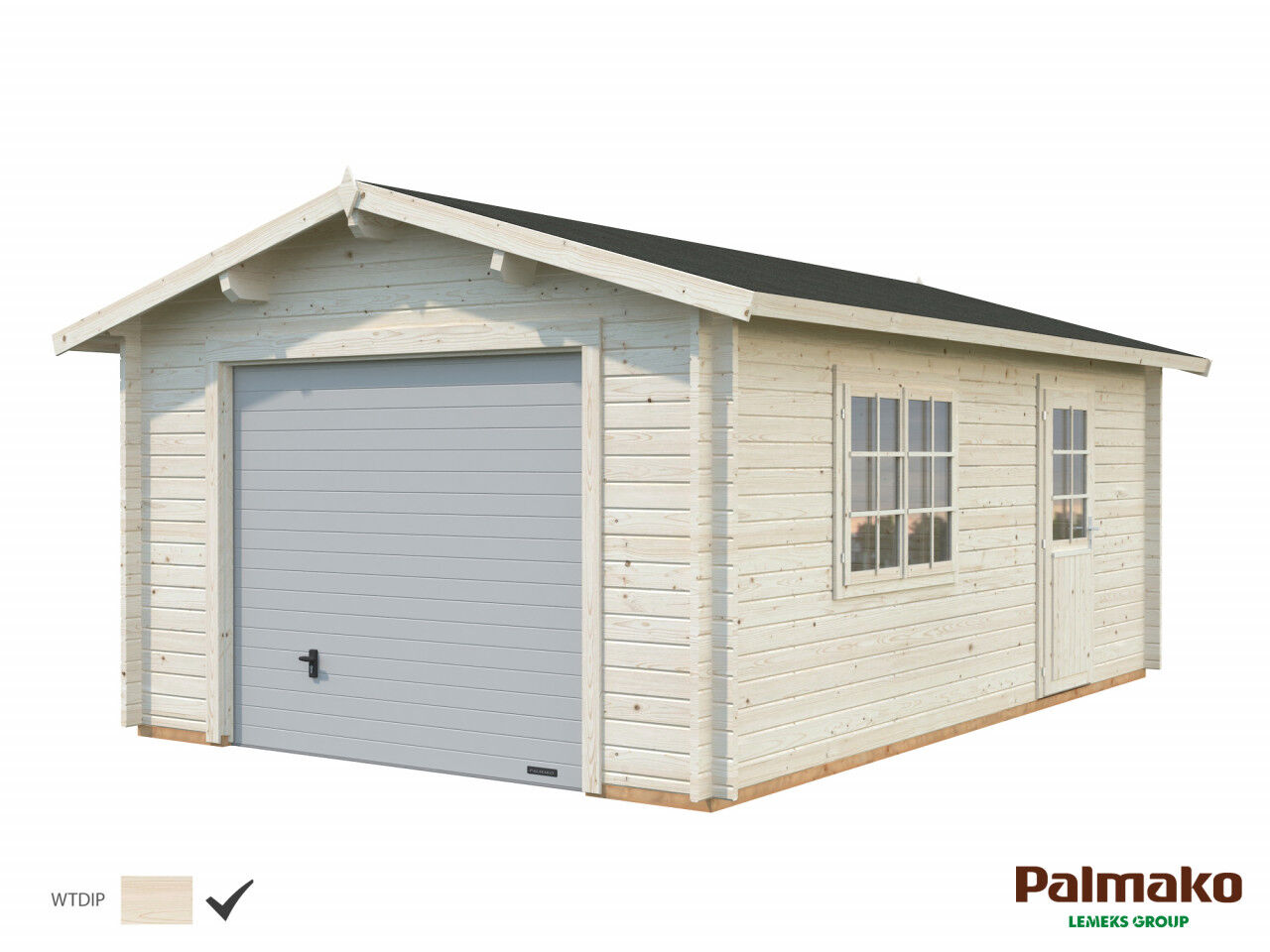 Palmako Holzgarage Roger 19,0 m²