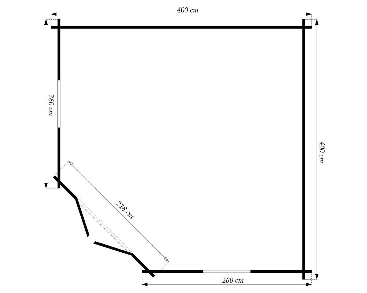 Grundriss Norwegen-8 online kaufen Holz von Gartenhaus-king.de