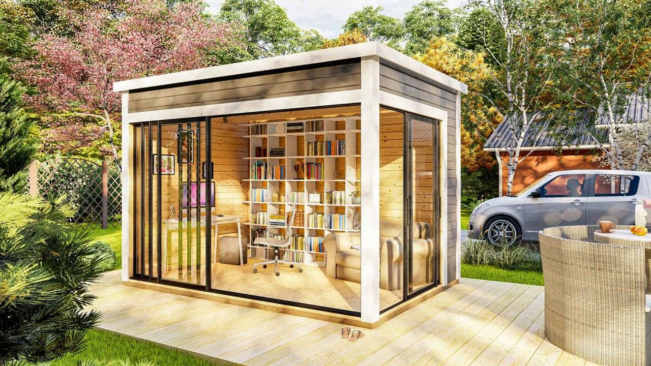 Gartenhaus 4x3 aus Holz
