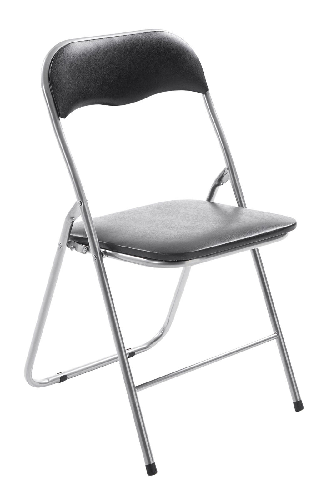 Klappstuhl Felix, schwarz/silber