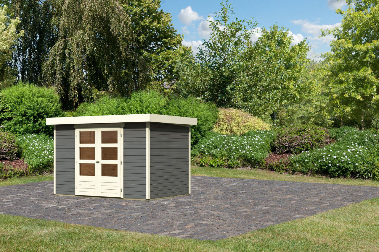 Karibu Gartenhaus Askola 6, naturbelassen