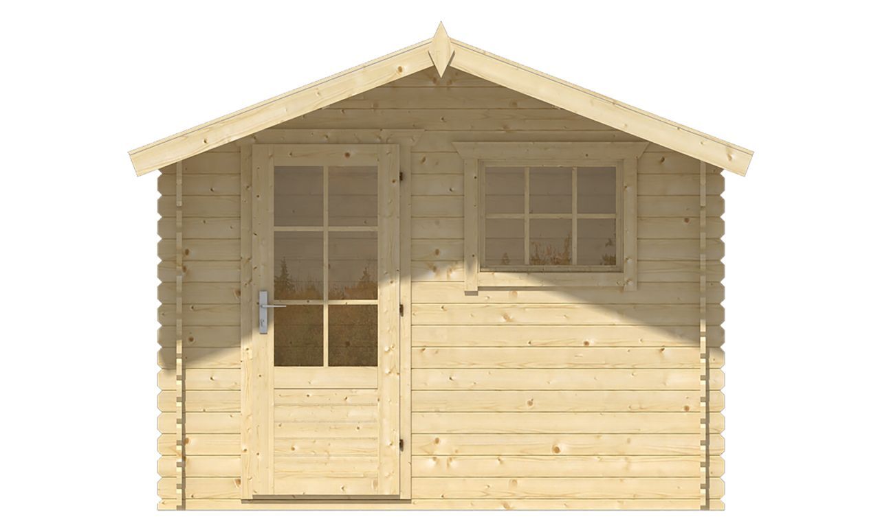 Blockhütte Gartenhaus Björn