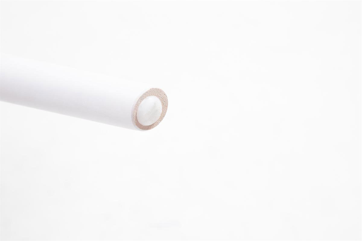 Stuhl Florian Stoff Weiß, schwarz