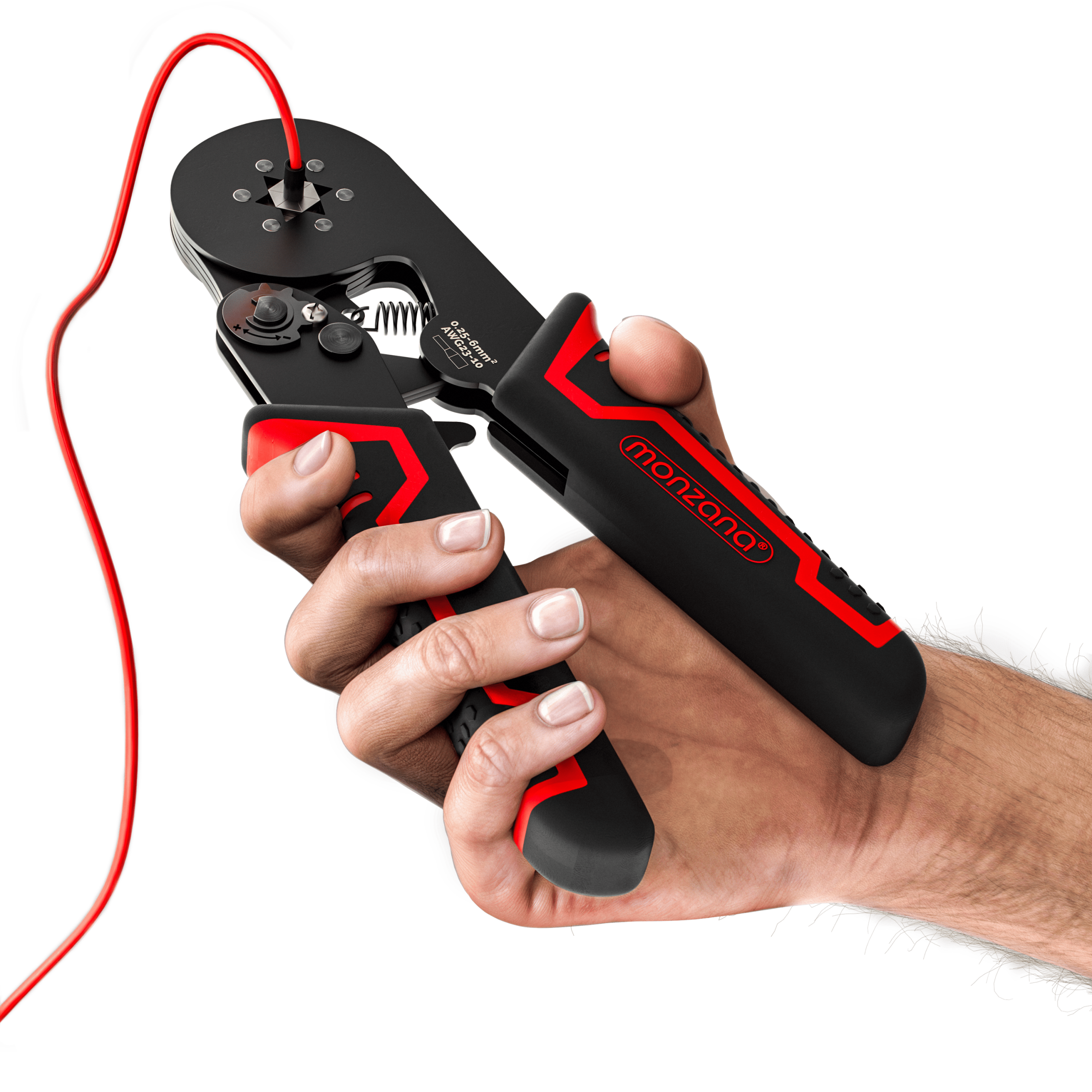 Crimpzange Sechskant inkl 2000 Stk Aderendhülsen