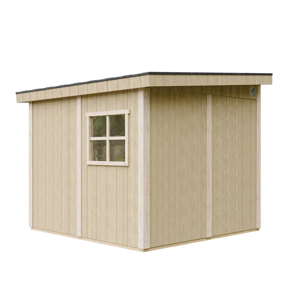 Pultdach Gartenhaus Norge 9 mit LP® SmartSide® M938B – 236 x 250 cm – 6 m2