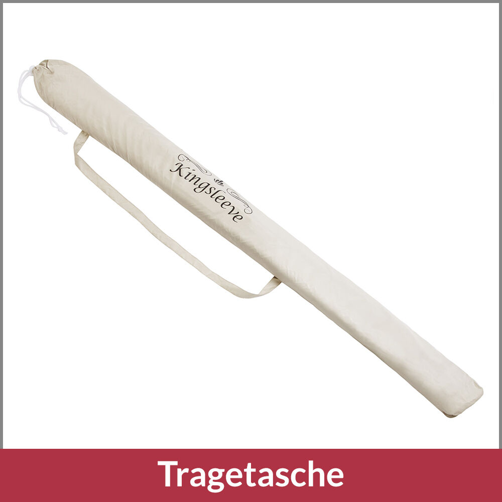 Sonnenschirm Cyprus Beige 180cm UV-Schutz 50+ Neigefunktion