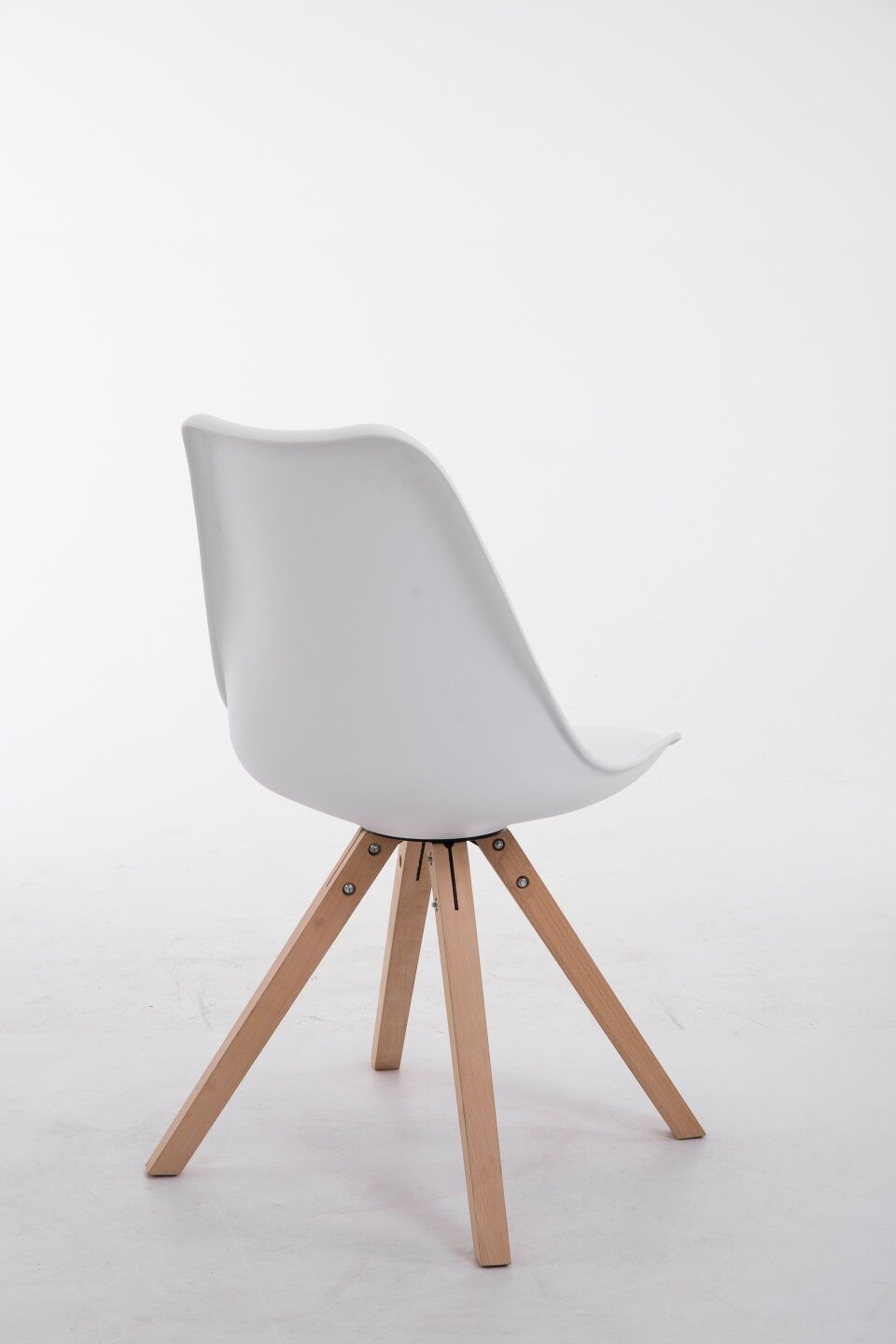 Besucherstuhl Toulouse Natura Square, weiß