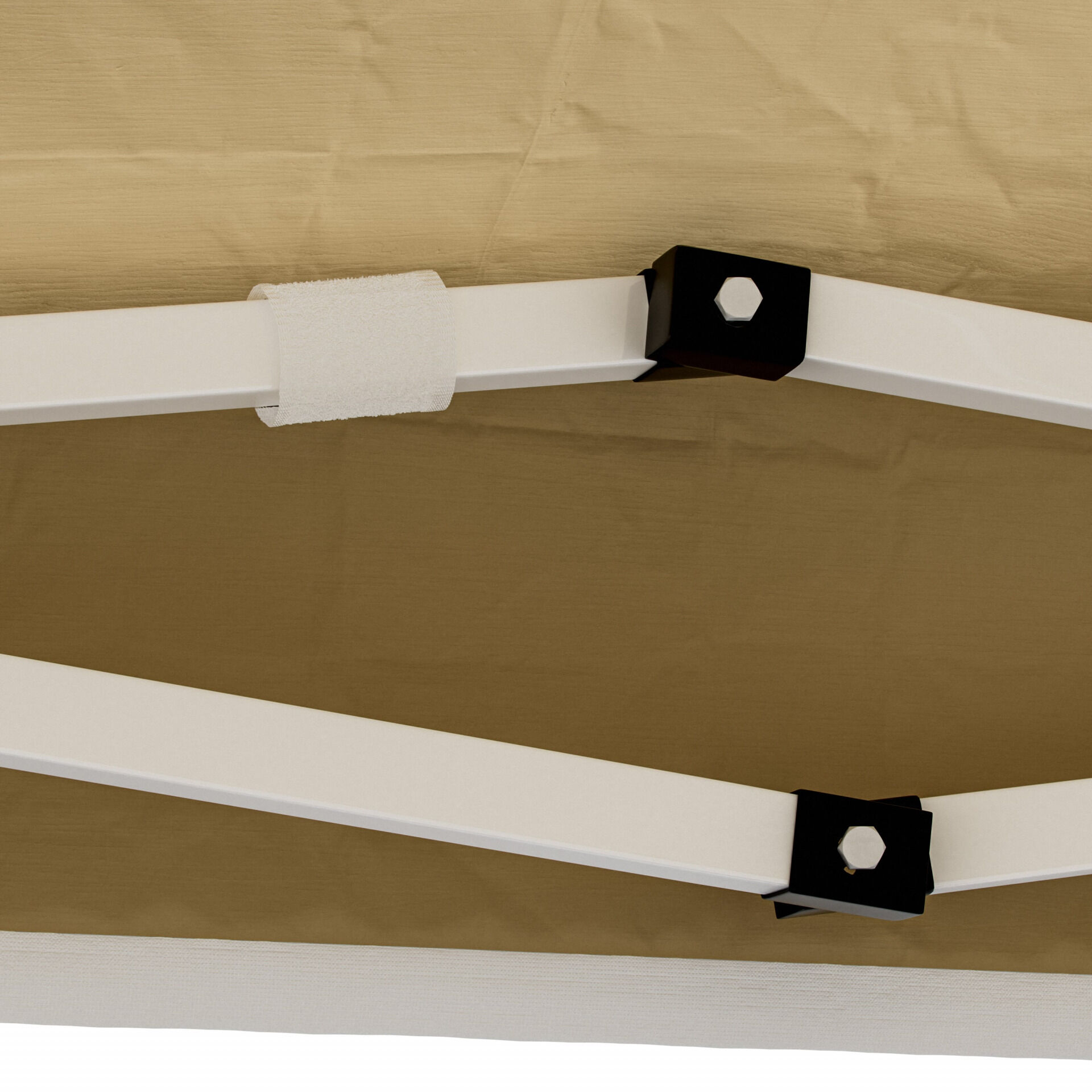 Faltpavillon 3x3m Pop-Up Beige Schnellaufbau UV-Schutz 50+ wasserdicht stabil
