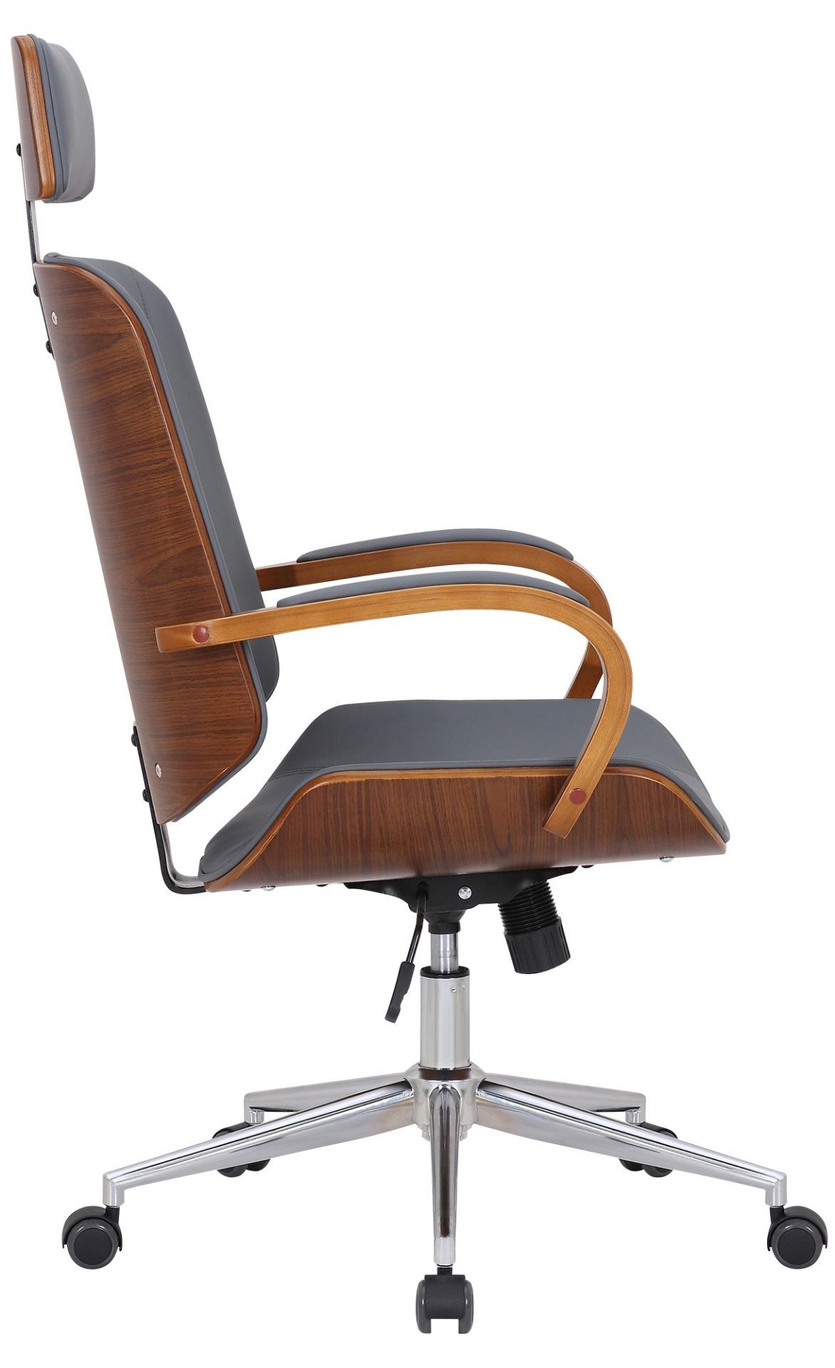 Bürostuhl Dayton, walnuss/grau