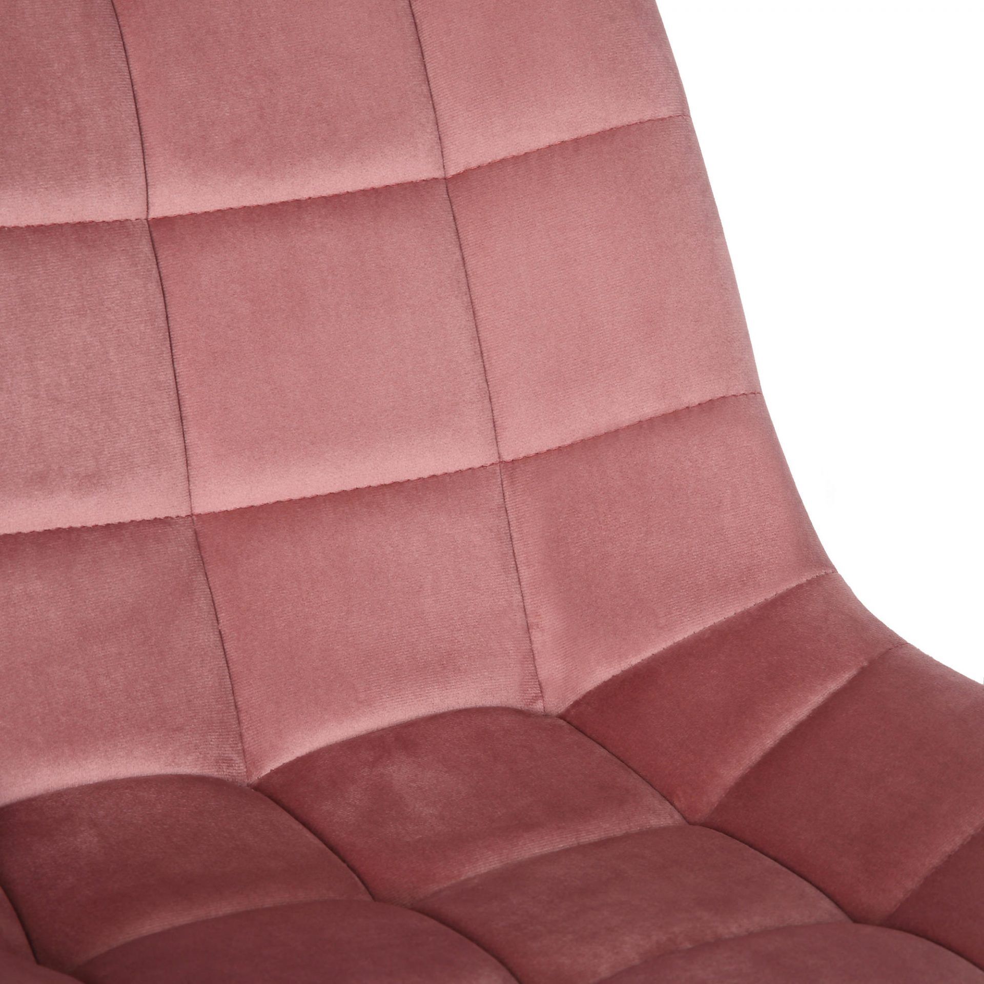 Bürostuhl Medford Samt, pink