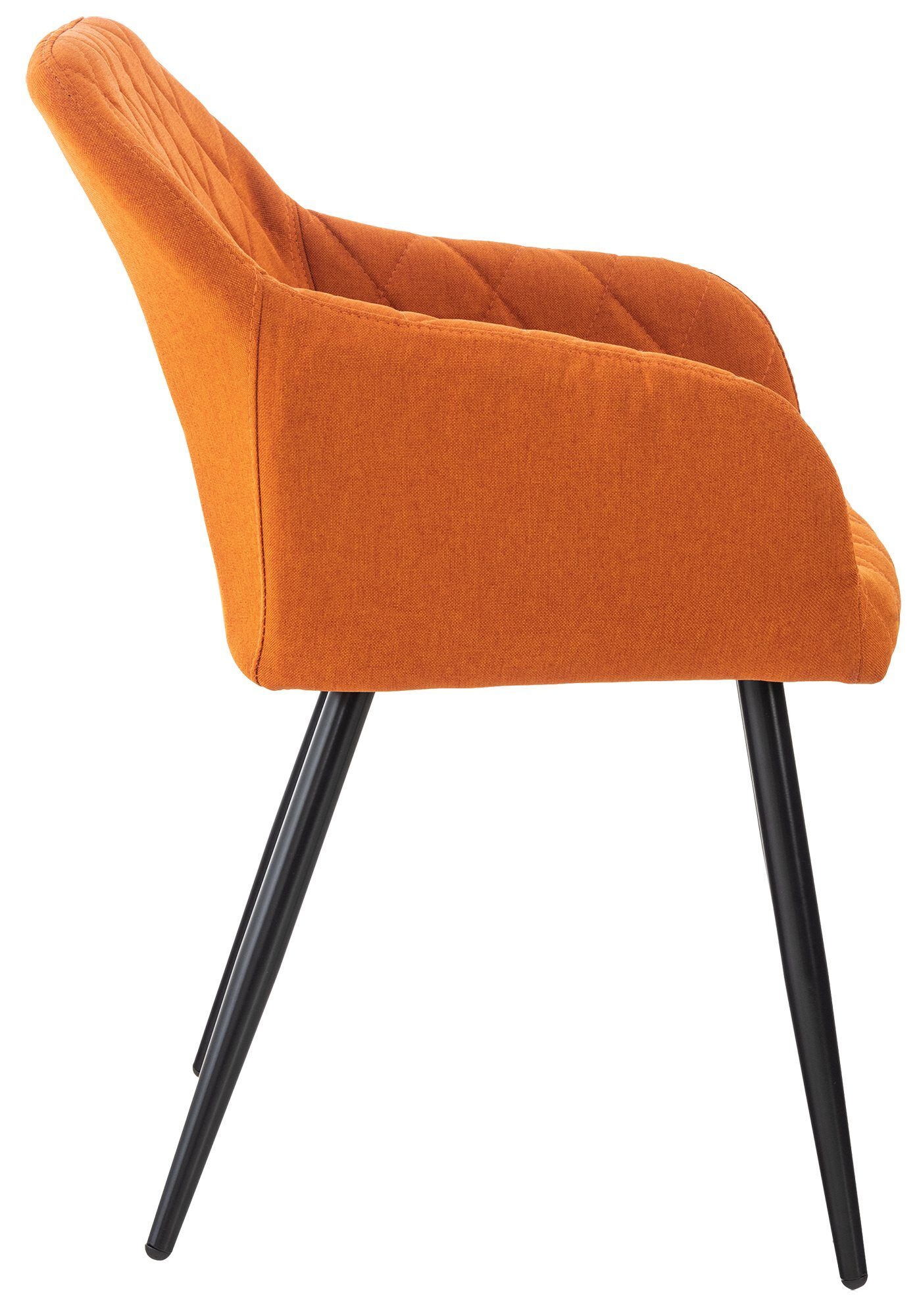 2er Set Esszimmerstuhl Shila Stoff, orange