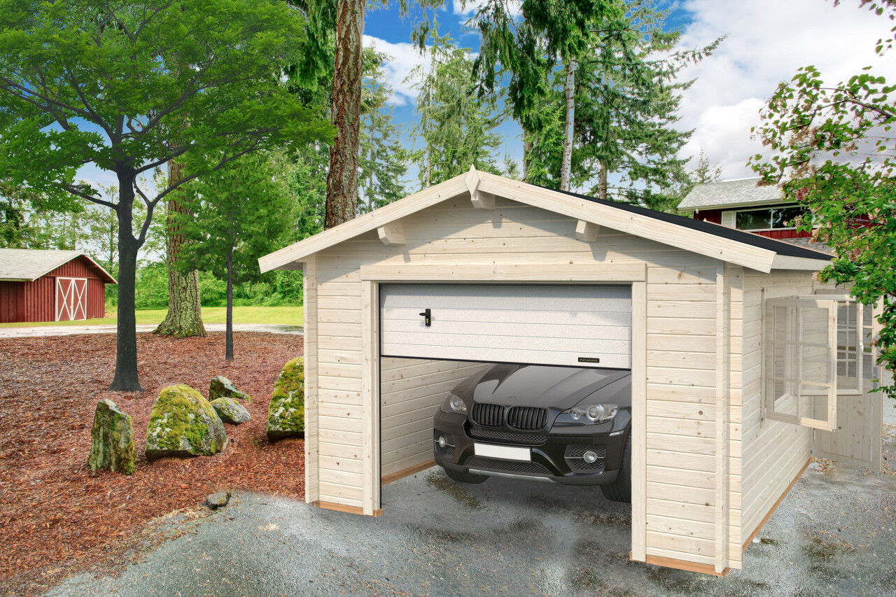 Palmako Holzgarage Roger 19,0 m² mit Holztor