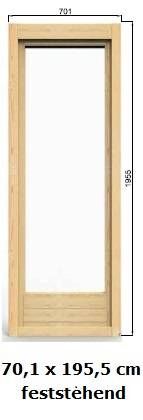 Fenster 70 x195 cm Modell G