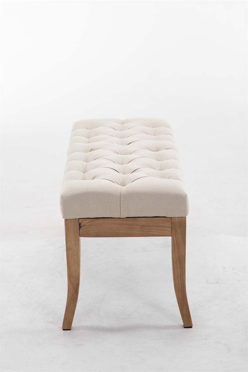 Sitzbank Ramses Stoff antik-hell 100, creme