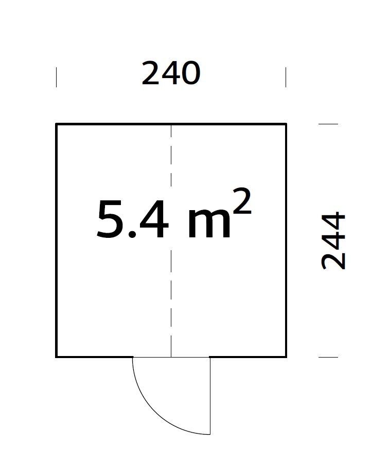 Palmako Gewächshaus Emilia 5,4 m²