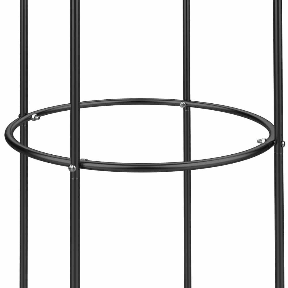 Rosensäule Schwarz 200x40cm