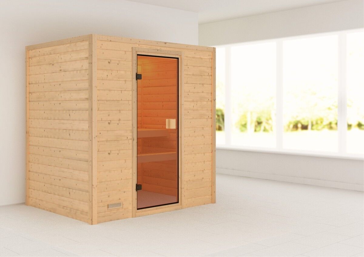 Karibu Massivholzsauna Ronja