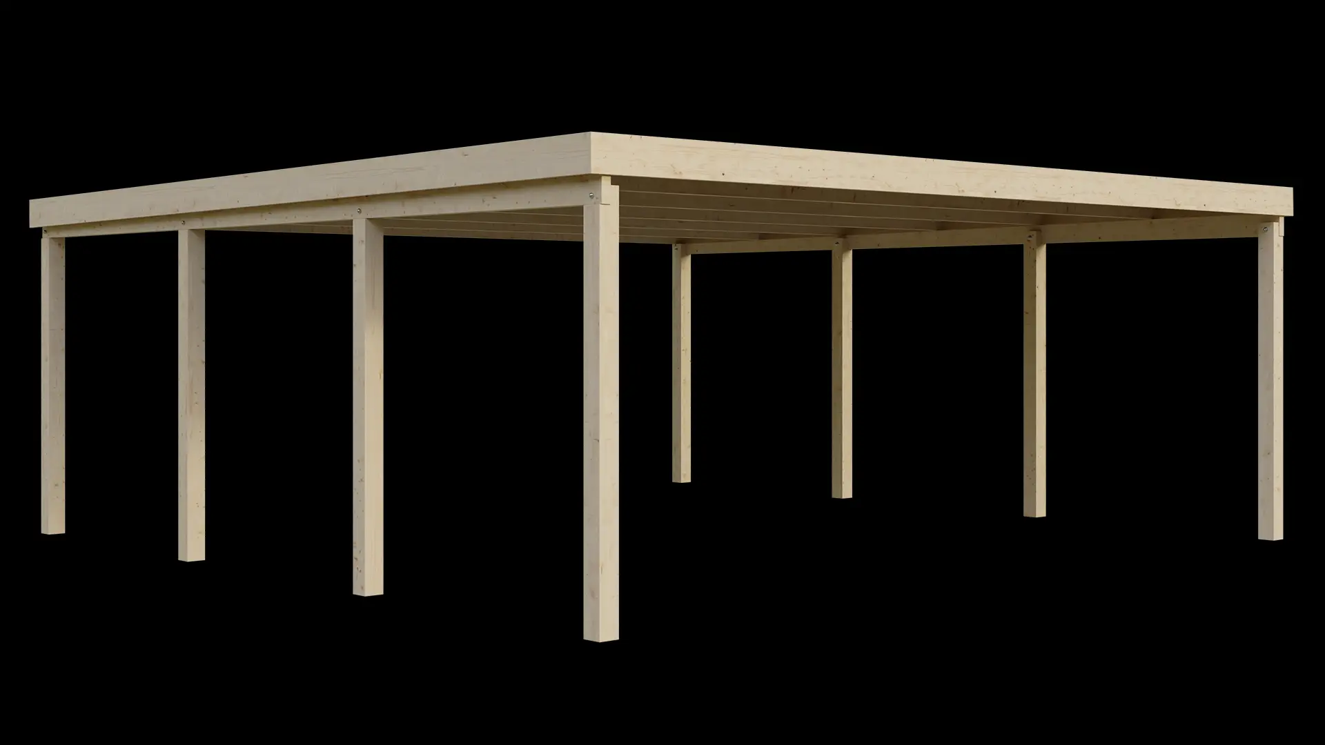 380000 Carport VC 610x600 Fichte