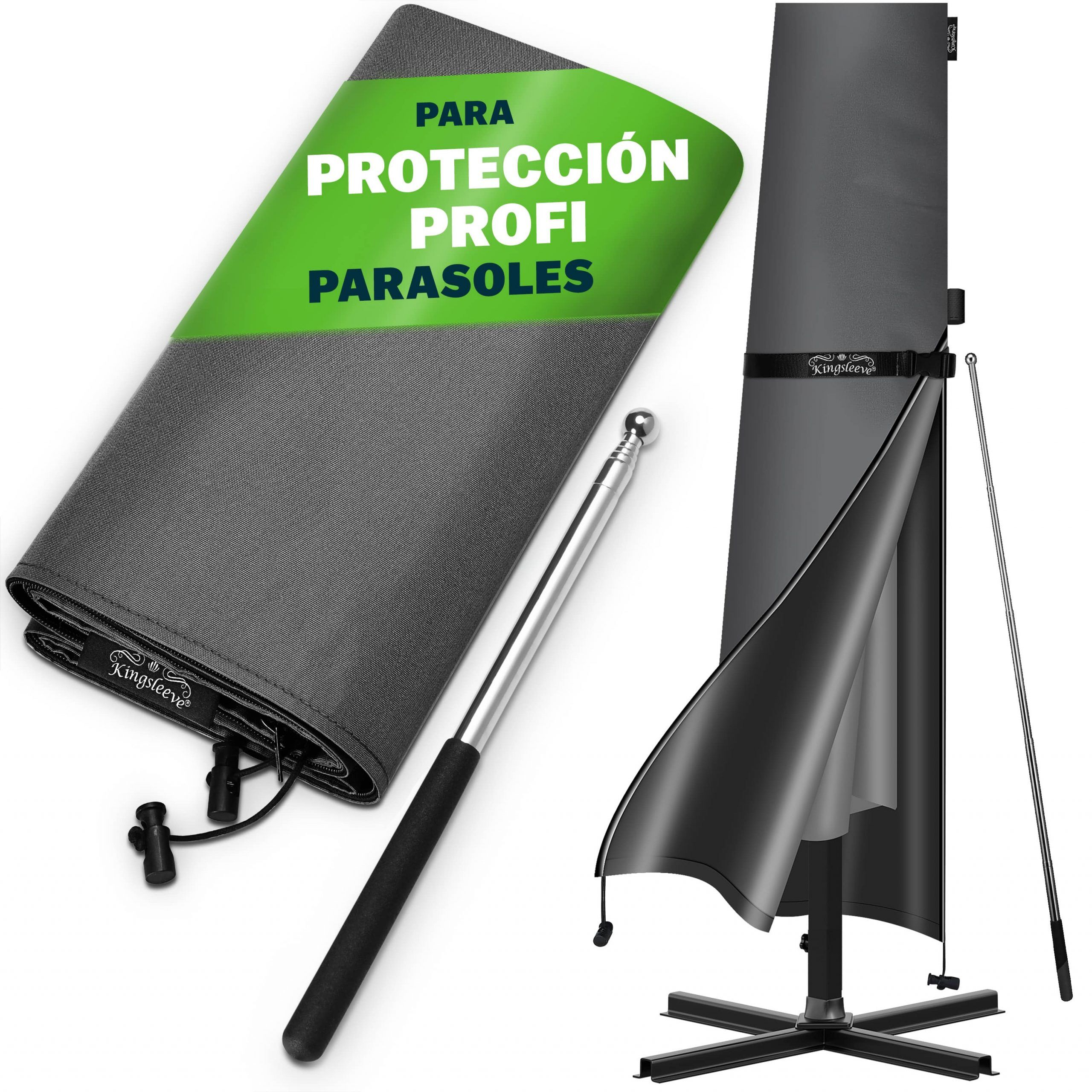 Abdeckung Sonnenschirm Anthrazit Ø350cm