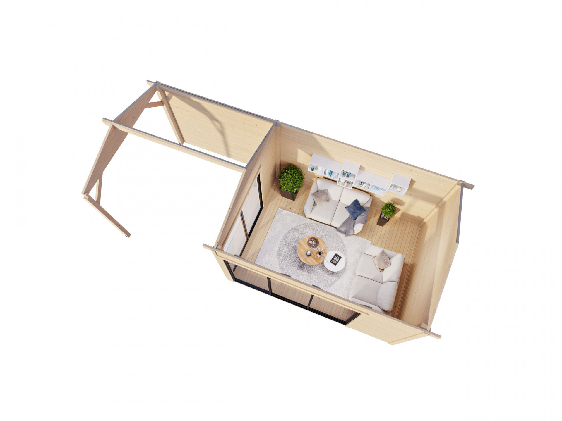 Palmako Gartenhaus Amanda 11,2+7,8 m2 Slide