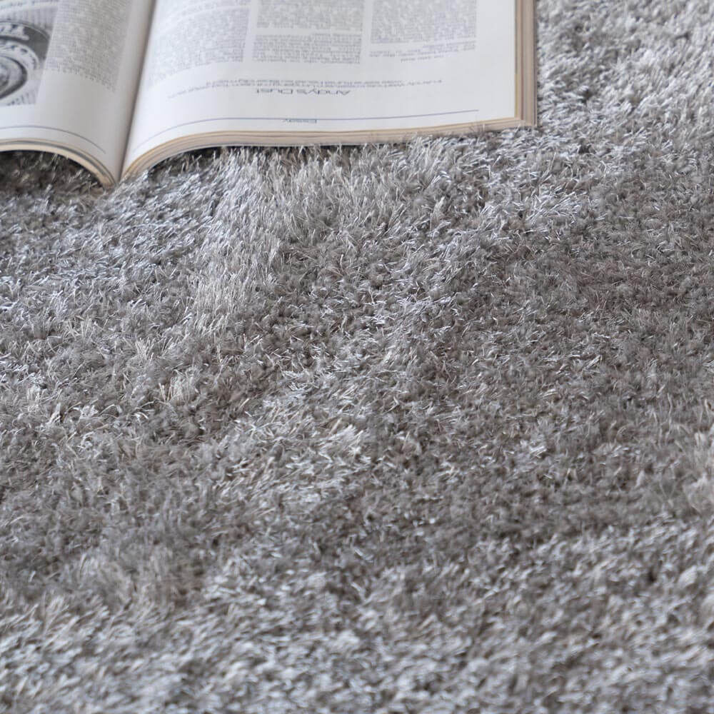 Hochflor Teppich SOFI - 320 x 240 cm Dunklegrau