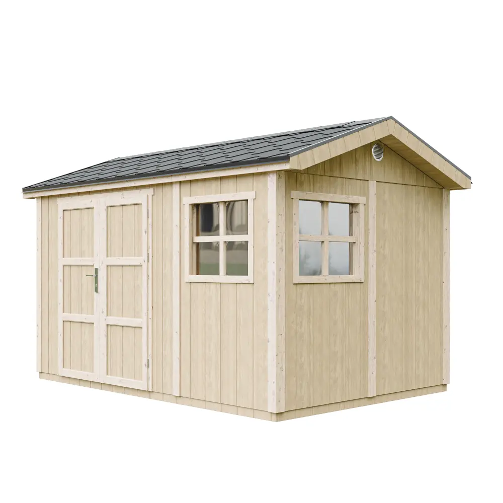 Gartenhaus Polly 1 mit LP® SmartSide® M914A – 236 x 368 cm – 9 m2
