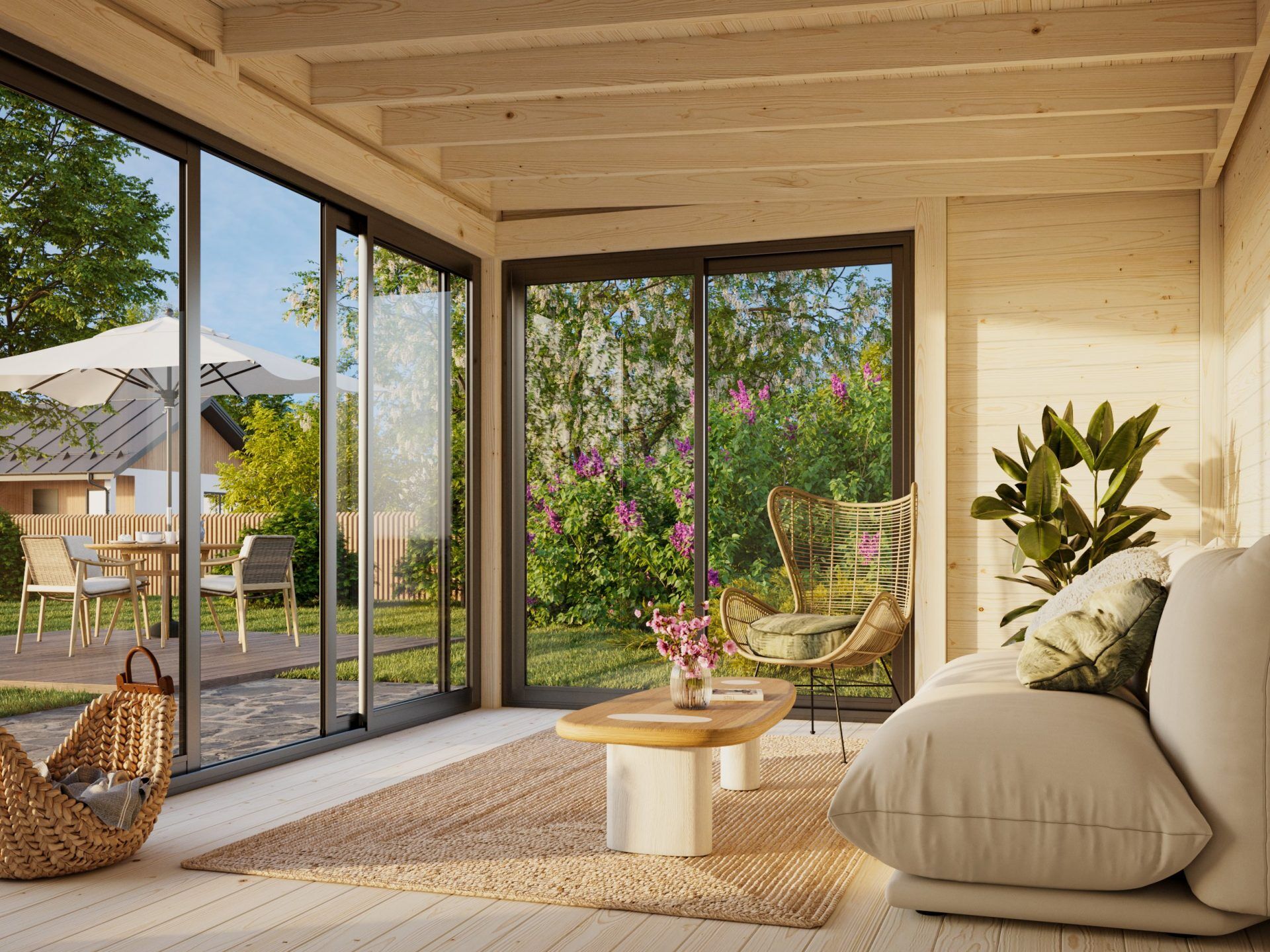 Palmako Pavillon Serena 12,6 m² Set 1 Slide