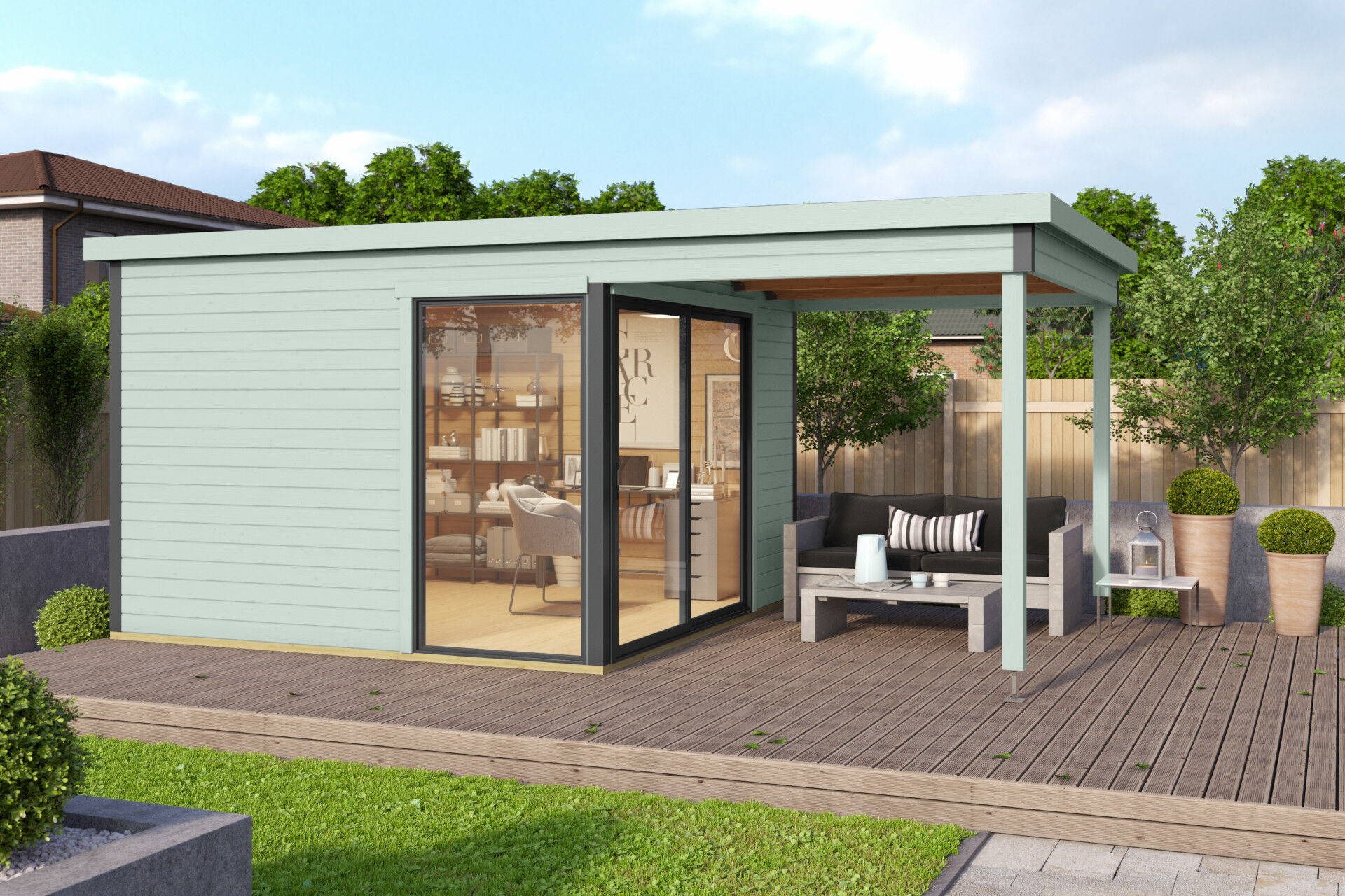 Lasita Maja Gartenhaus Domeo 2