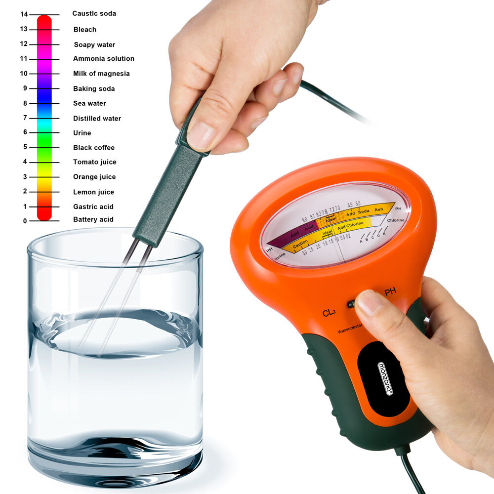 Wassertester Primeur für PH und Chlor 18x12x5cm