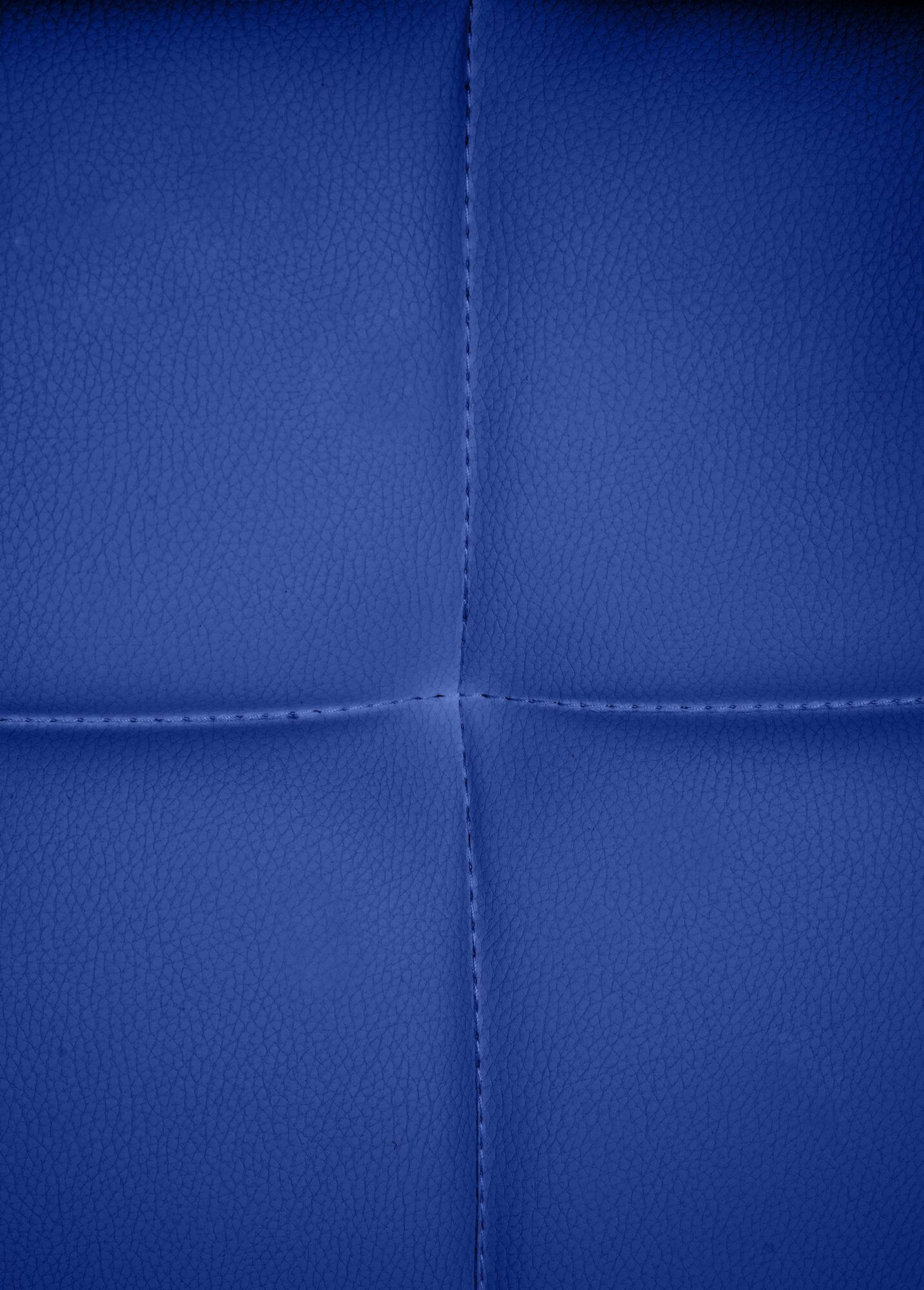 Besucherstuhl Canada B Kunstleder, blau