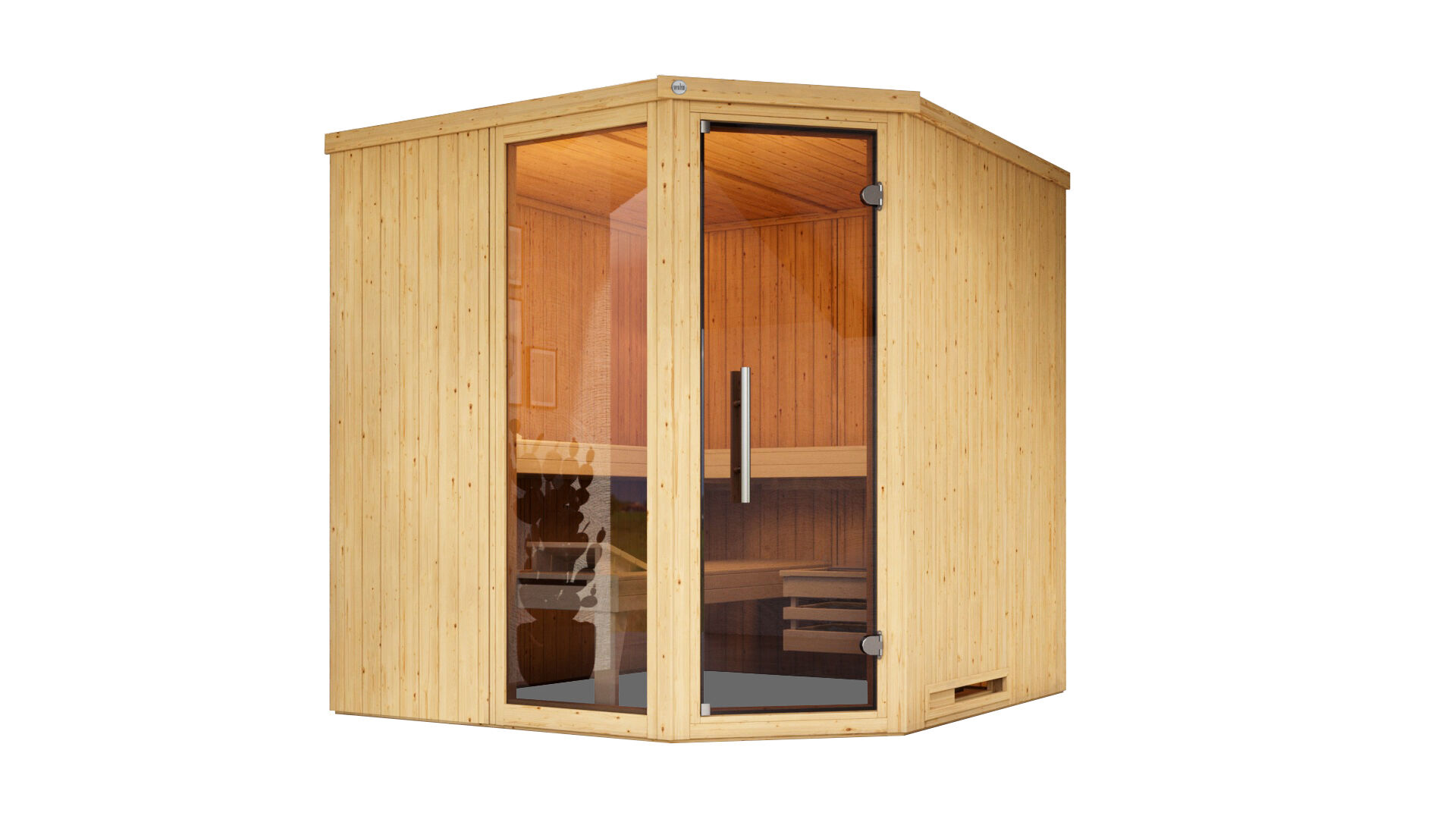 weka Elementsauna VARBERG 3F, ohne Ofen, ohne Beleuchtung