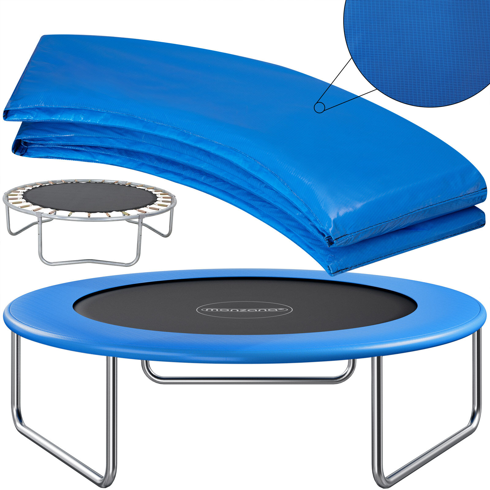 Trampolin Randabdeckung Blau Ø183cm